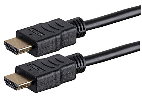 Pro Signal PSG91314 High Speed 4K UHD HDMI-Kabel, Stecker auf Stecker, vergoldet, 1 m, Schwarz von PROSIGNAL