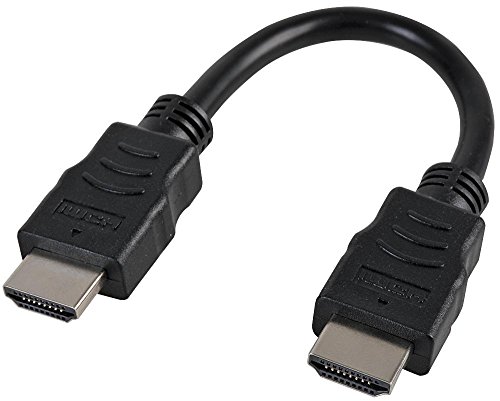 Pro Signal PSG91339 Hochgeschwindigkeits-HDMI-Kabel, 4 K, UHD, Stecker auf Stecker, 0,5 m, Schwarz von PROSIGNAL