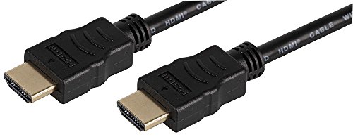 Pro Signal PSG91342 High Speed 4K UHD HDMI-Kabel, Stecker auf Stecker, vergoldete Stecker, 0,3 m, Schwarz von PROSIGNAL