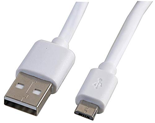 Pro Signal PSG91571 Micro-USB-Kabel, 5 m, Weiß von PROSIGNAL