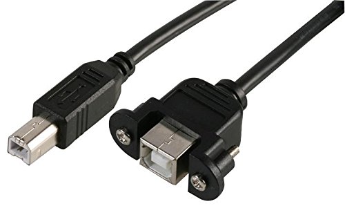 Pro Signal PSG91595 USB 2.0 B Stecker auf Panel Mount Buchse, 0,3 m von PROSIGNAL