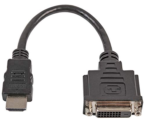 Pro Signal PSG91601 HDMI-Stecker auf DVI-D-Buchse, 0,2 m, Schwarz von PROSIGNAL