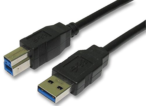Pro Signal PSG91610 USB 3.0 A Stecker auf B Stecker, 0,5 m, Schwarz Pro Signal PSG91610 USB 3.0 A Stecker auf B Stecker, 0,5 m, Schwarz von PROSIGNAL