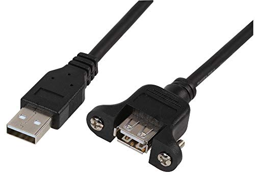 Pro Signal PSG91623 USB-A-Stecker auf USB-A-Buchse, 1 m von PROSIGNAL