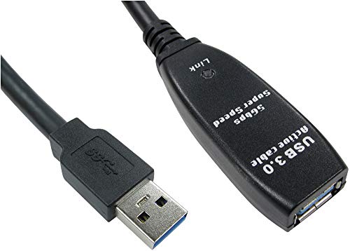 Pro Signal PSG91644 USB 3.0 Aktiv-Verlängerungskabel, 10 m von PROSIGNAL