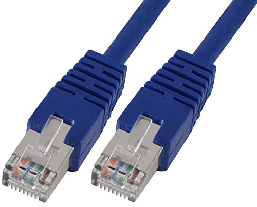 Pro Signal PSG91657 RJ45 auf RJ45 Cat5e S/FTP Ethernet Patchkabel, 0,2 m, Blau von PROSIGNAL