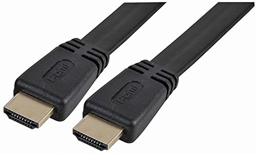 Pro Signal Premium High Speed 4K UHD HDMI-Kabel mit Ethernet-Stecker auf Stecker, niedriges Profil, 1 m, Schwarz Pro Signal Premium High Speed 4K UHD HDMI-Kabel mit Ethernet-Stecker auf Stecker, niedriges Profil, 1 m, Schwarz von PROSIGNAL