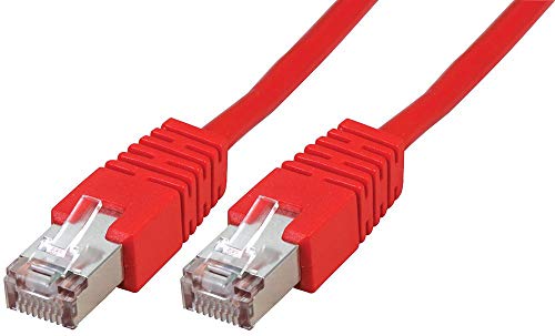 Pro Signal RJ45 auf RJ45 Cat5e S/FTP Ethernet-Patchkabel, 2 m, Rot von PROSIGNAL