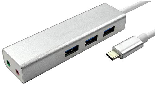 USB-C 3 Port USB 3.0 Hub und 2.1CH Soundkarte von PROSIGNAL