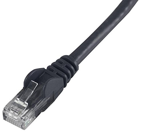 UTP-Patchkabel, Cat6, Knickschutz, 5 m, Schwarz von PROSIGNAL