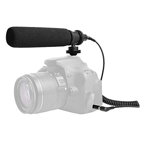 Prosound On Camera Microphone, Shotgun Condenser Mic with 3.5mm Jack & Cold Shoe Mount von PROSOUND