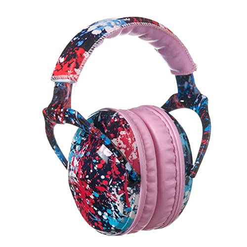 PROTEAR Kinder Ohrenschützer, Gehörschutz Kind Verstellbare Lärmschutz Kopfhörer für Konzert mit SNR 28dB Hörschutz(Pink,Red Pigment) von PROTEAR