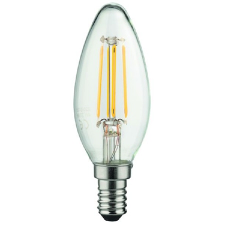 05400781  - LED-Leuchtmittel LB23 PLED C35F 4W Kerze Filament E14 4W von PROTEC.class