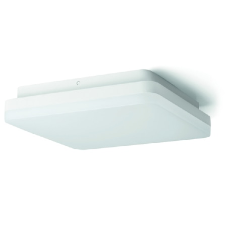 05400805  - LED-Deckenleuchte PLEDALQW38W 400mm quadrat weiss von PROTEC.class