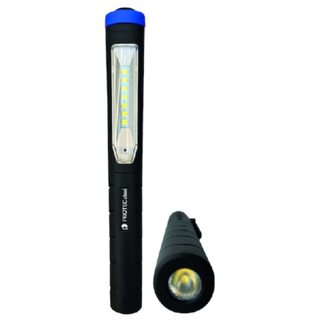 05400809  - LED-Taschenlampe PPLAKKU Profi Penlight Akku USB 2in1 von PROTEC.class