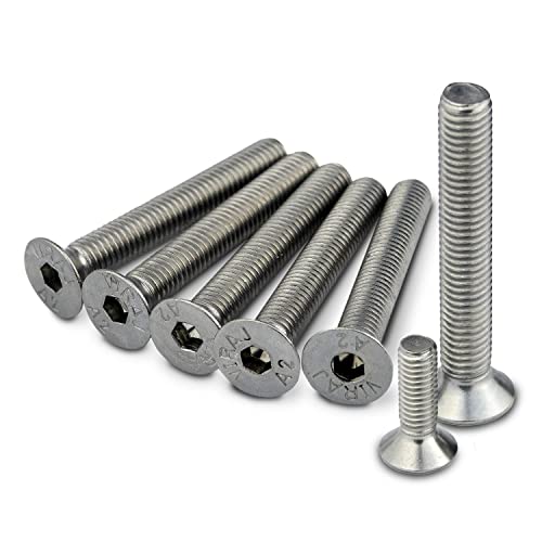 PROTECH 30 Stück Senkkopfschrauben M4x40 rostfreier Edelstahl A2 Vollgewinde Senkschrauben mit Innensechskant DIN 7991 PROTECH 30 Stück Senkkopfschrauben M4x40 rostfreier Edelstahl A2 Vollgewinde Senkschrauben mit Innensechskant DIN 7991 von PROTECH