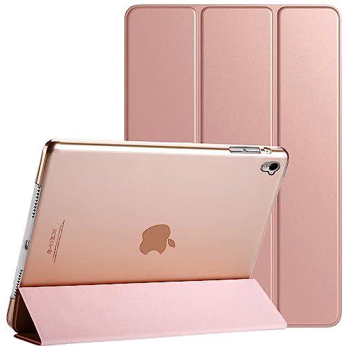 Schutzhülle für Apple iPad 9. / 8. / 7. Generation (2021/2020/2019) (10,2 Zoll) Smart Magnetic Ultra Slim Stand Cover Auto Wake/Sleep für iPad 9 / iPad 8 / iPad 7 (Roségold) von ProTech