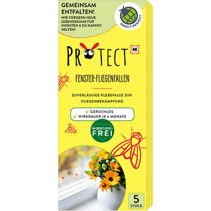 PROTECT Fliegenfalle Fenster transparent, 5 St. von PROTECT