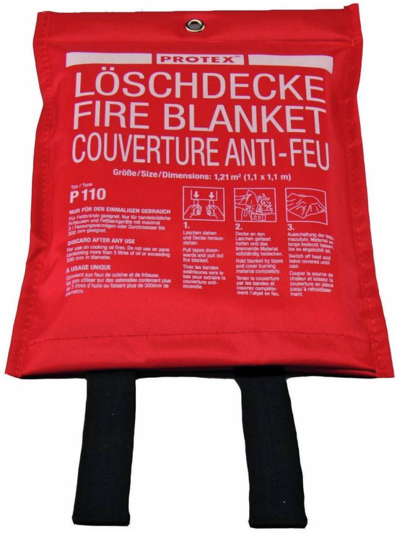 PROTEX Feuerlöschdecke Glasfasergewebe von PROTEX