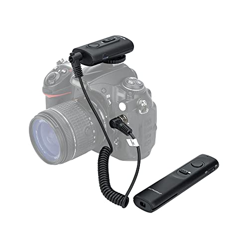 PROfezzion 165ft Drahtloser Fernauslöser für Nikon D850 D500 D5 D810 D810A D800 D700 D4s D4 D3 D3s D3X D2H D2X D2Hs D2Xs D300s D300 D200 D100 Kamera mit 10-Pin-Anschluss von PROfezzion