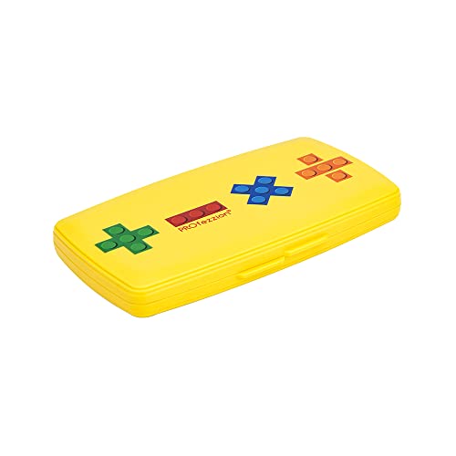 PROfezzion 36 Slots Game Card Storage Holders Portable Switch Game Cartridge Case für 12 x NS (Nintendo Switch Game Cards) + 24 x TF (Micro SD SDHC SDXC) Karten, Gelb von PROfezzion