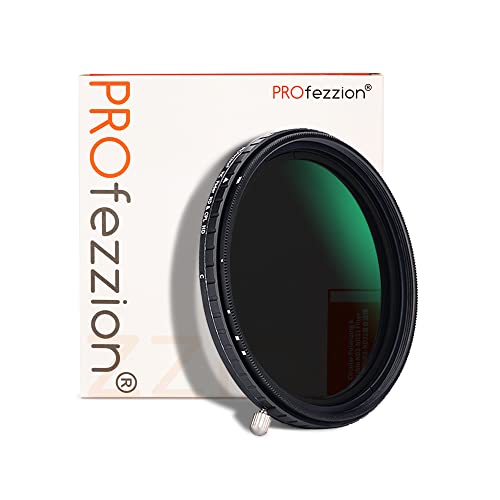 PROfezzion 49mm Variabler ND CPL Filter 2 in 1 ND2-ND32 5 Hard Stop VND Filter mit Zirkularem Polarisationsfilter für Canon Nikon Sony Sigma Fujifilm Kameraobjektiv Landschaftsfotografie von PROfezzion