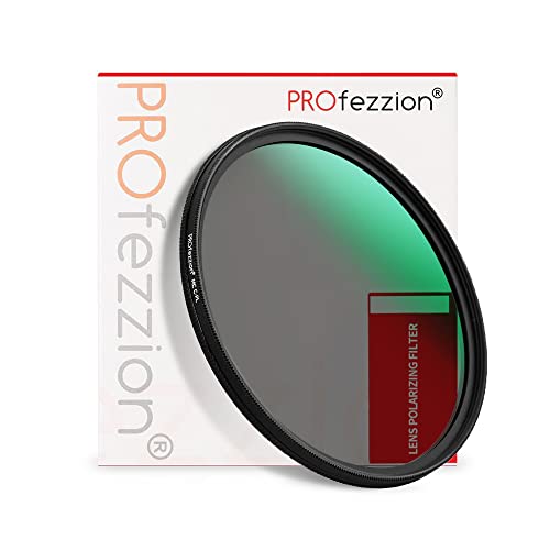 PROfezzion Polarisationsfilter 77MM Zirkular Polfilter CPL Filter mit Filtergehäuse für Canon EF 16-35 mm f4L, Nikon AF-S 16-35 mm f4G-Objektiv, Anzug für Himmelswasser/Fensterfotografie von PROfezzion