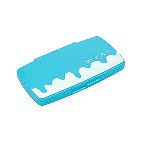 PROfezzion Speicherkarten Etui 36 Steckplätzen SD Karten Aufbewahrung Etui Anti-Shock SD Card Case für 12 x SD SDHC SDXC + 24 x Micro SD SDHC SDXC/TF-Kartenspeicher, Blau von PROfezzion
