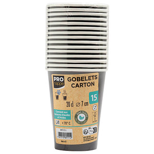 15 PROnappe Einweg-Kaffeebecher 200,0 ml 15 PROnappe Einweg-Kaffeebecher 200,0 ml von PROnappe