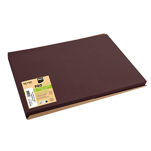 500 PROnappe Platzsets Tiss Lack braun 30,0 x 40,0 cm von PROnappe