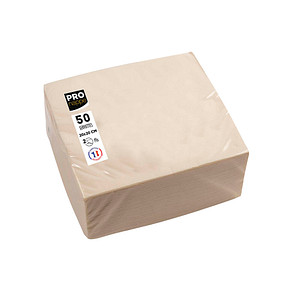 PROnappe Servietten creme 2-lagig 20,0 x 20,0 cm, 50 St. PROnappe Servietten creme 2-lagig 20,0 x 20,0 cm, 50 St. von PROnappe