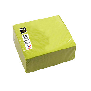 PROnappe Servietten kiwigrün 2-lagig 20,0 x 20,0 cm, 50 St. PROnappe Servietten kiwigrün 2-lagig 20,0 x 20,0 cm, 50 St. von PROnappe