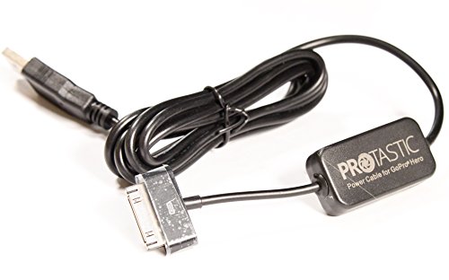 PROtastic Batterie Eliminator USB Netzteil Kabel für GoPro Hero3+ und hero4 Action Kameras PROtastic Batterie Eliminator USB Netzteil Kabel für GoPro Hero3+ und hero4 Action Kameras von PROtastic