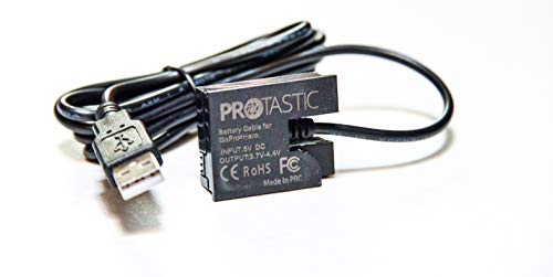 PROtastic Batterie Eliminator USB Netzteil Kabel für GoPro Hero3 und Hero3 + Action Kameras von PROtastic