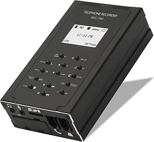 Telefonrekorder, 32-GB-USB-Telefon-Sprachrekorder, Telefonrekorder für Festnetz (analoger digitaler IP-VoIP-Recorder 32 GB) Festnetz-Telefonanrufrekorder, automatische Telefonaufzeichnung von PRUBOVI