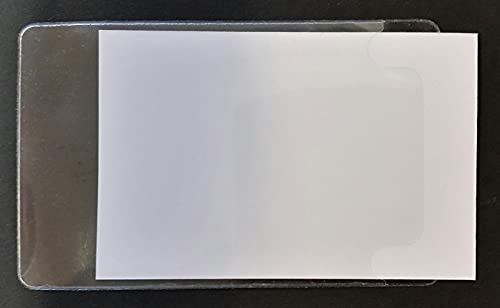 100x selbstklebende Visitenkartenhüllen Größe 95 x 60 mm Visitenkartentaschen von PS-Handelshaus