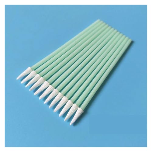 PSDFJAD ZHGUIMING 100 Stück Vliesstoff aus Baumwolle, Reinraum-Polyester-Tupfer, Staubentfernung, Reinigung, COF-Kabel, Telefon-Reparatur-Werkzeug(Pointed Tip) von PSDFJAD