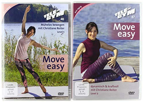 TELE-GYM 46+47 Move easy 2-er Package Level 1+2 [2 DVDs] von PSF Film + Video GmbH