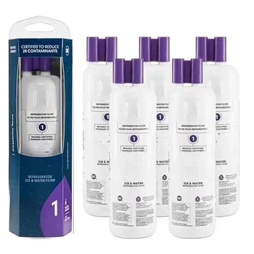 EDR1RXD1 Kühlschrank-Wasserfilter, Kompatibel Mit Whirlpool, W10295370A 469081 469930 P8RFWB2L P4RFWB(5pcs) von PSGFEHJJ