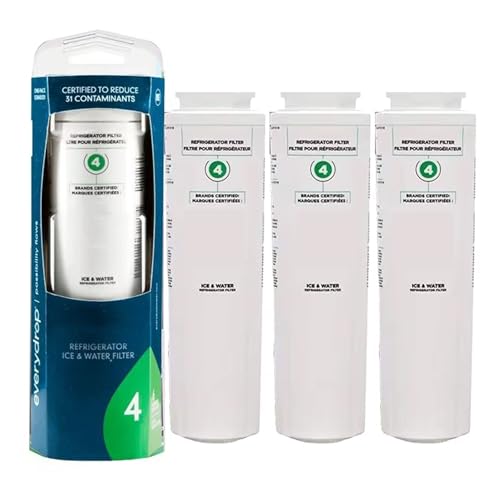 Kompatibel mit Whirlpool, EDR4RXD1 Kühlschrank-Wasserfilter for 4396395, Kompatibel mit Maytag, UKF8001 UKF8001AXX RFC0900A UKF8001P(3pcs) von PSGFEHJJ