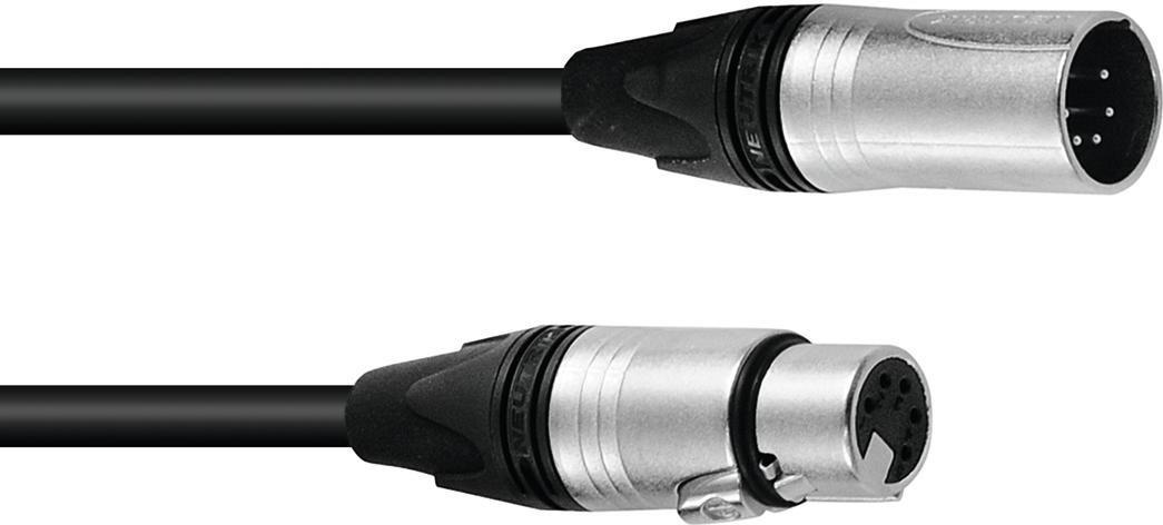 PSSO DMX Kabel XLR 5pol 1m sw Neutrik (30227822) von PSSO