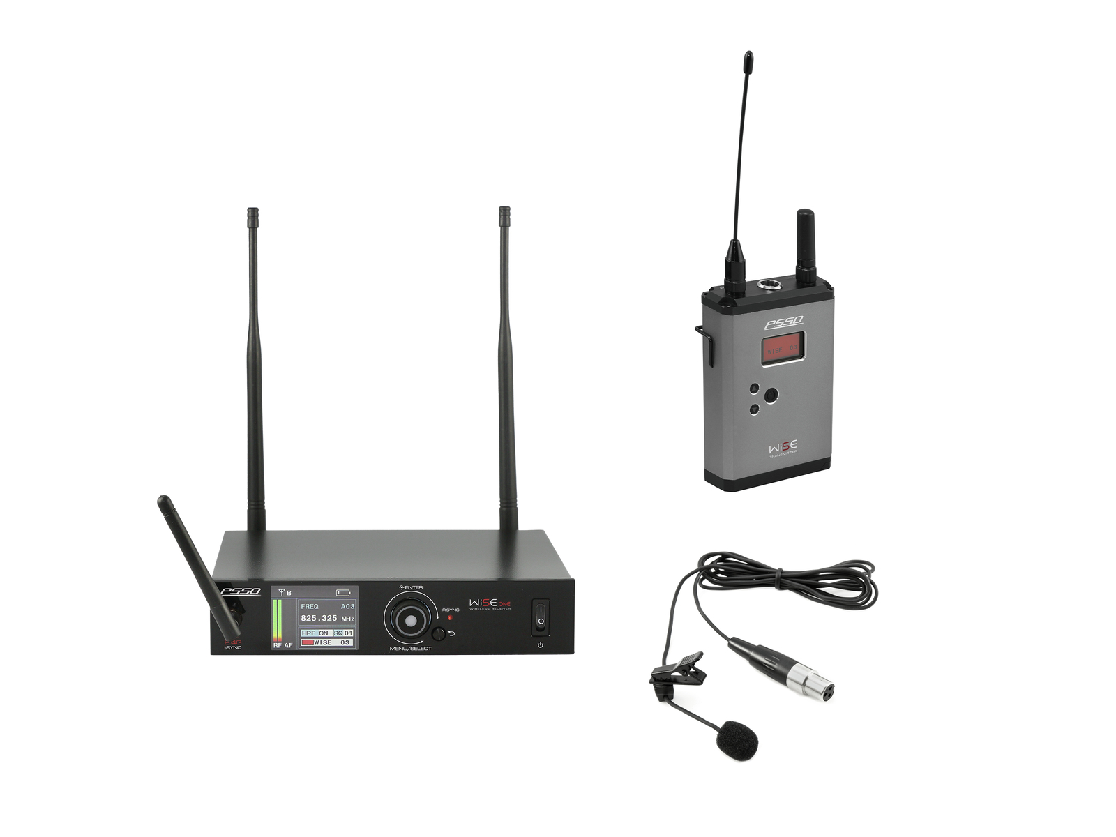 PSSO Set WISE ONE + BP + Lavalier 638-668MHz PSSO Set WISE ONE + BP + Lavalier 638-668MHz von PSSO