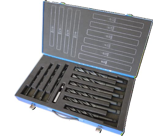 PTG 218704700 PROFILINE HSS Spiralbohrer, DIN 1870, Typ N, Rechts, Schwarz, 47mm Nenn Durchmesser, MK 4 Morsekegel, 585mm Länge, 385mm Spannutlänge PTG 218704700 PROFILINE HSS Spiralbohrer, DIN 1870, Typ N, Rechts, Schwarz, 47mm Nenn Durchmesser, MK 4 Morsekegel, 585mm Länge, 385mm Spannutlänge von PTG