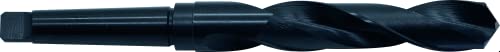 PTG 434502850 PROFILINE-ECOTEC HSS Spiralbohrer mit Morsekegel, DIN 345, Typ N, Rechts, Schwarze Ausführung, 118° Spitzenwinkel, 28.5mm Nenn-Durchmesser, 175mm Flötenlänge, 296mm Länge von PTG