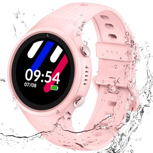 PTHTECHUS 4G Smartwatch Kinder mit GPS, IP68 Wasserdicht Kinder Smartwatch mit Videoanruf, Telefon, SOS, Schulmodus, Voice Chat, Schrittzähler, Wecker Kinderuhr für Mädchen und Jungen PTHTECHUS 4G Smartwatch Kinder mit GPS, IP68 Wasserdicht Kinder Smartwatch mit Videoanruf, Telefon, SOS, Schulmodus, Voice Chat, Schrittzähler, Wecker Kinderuhr für Mädchen und Jungen von PTHTECHUS