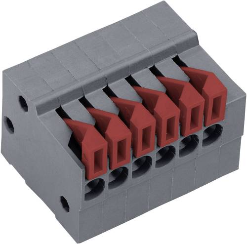 PTR Hartmann 54791040422F Federkraftklemmblock 0.75mm² Polzahl (num) 4 Basalt-Grau von PTR Hartmann