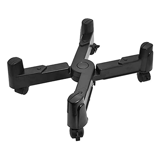 CPU-Ständer PC-Tower-Ständer, mobiler CPU-Halter, Desktop-PC-Gehäuseständerwagen, verstellbare Breite mit 5 Lenkrollen, passend for die meisten PC-Gehäuse unter dem Schreibtisch PC Rollwagen ( Color : von PTTRNS