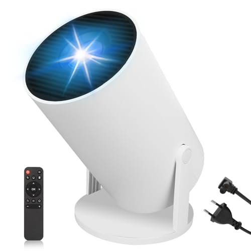 Mini Beamer 4K Full HD 1080P - 160 ANSI Lumen Tragbarer Projektor mit Dual-Band WiFi 6 & Bluetooth 5.0, 180° Drehung, Auto Keystone, kompatibel mit Android & iOS 11.0, Heimkino & Outdoor Geeignet Mini Beamer 4K Full HD 1080P - 160 ANSI Lumen Tragbarer Projektor mit Dual-Band WiFi 6 & Bluetooth 5.0, 180° Drehung, Auto Keystone, kompatibel mit Android & iOS 11.0, Heimkino & Outdoor Geeignet von PTUI