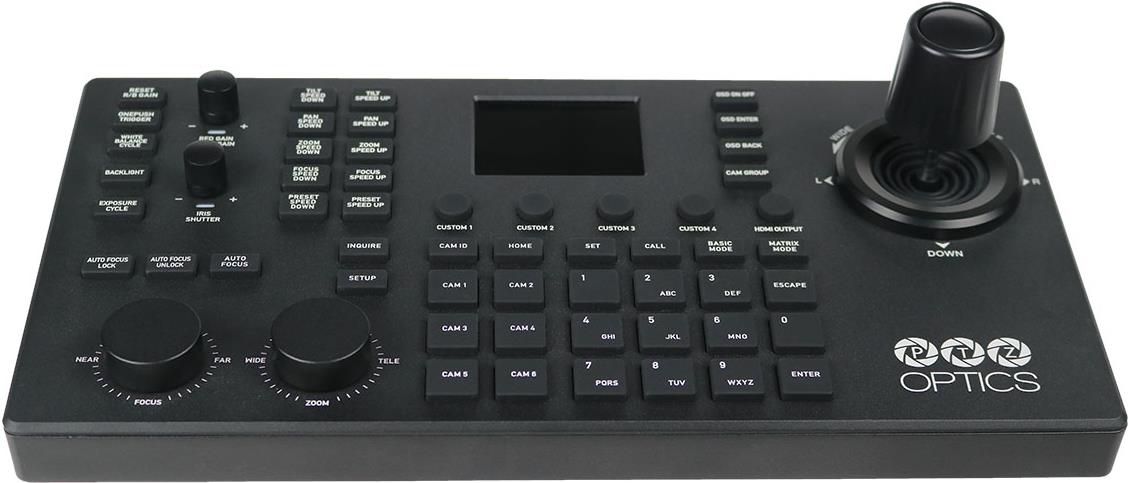 PTZOptics SuperJoy - Schwarz - Tasten - Joystick - Berührung - Gleichstrom - 6 W - 12 V - 370 mm (PT-SUPERJOY-G1) von PTZOptics