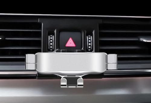 PUBIBD Auto Handyhalterung für Audi Q5L 2018-2023, 360° Drehbare Kfz Handyhalter Einstellbare Ausrichtung, Stabilisieren Kratzschutz Smartphone Halterung Auto,B Silver von PUBIBD